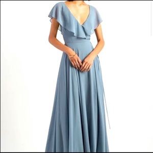 Jenny Yoo Faye Blubell Wrap Bridesmaid Dress